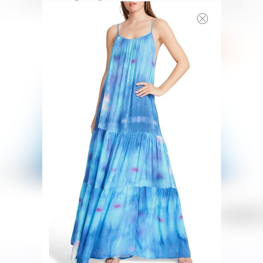 BB Dakota Water Goddess Dress Amparo  Blue - Picture 4 of 8